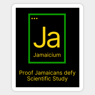 Jamaicium Periodic Table Funny, Proof Jamaicans defy Scientific Study Magnet
